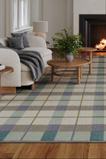 Dash & Albert Sundara Modern Plaid Indoor Rug 2'x3' Grey