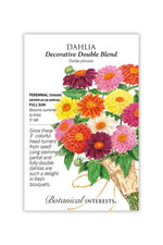 Botanical Interests Decorative Double Blend Dahlia Seeds