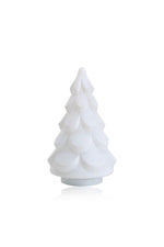 Glass Christmas Tree 10.6" White
