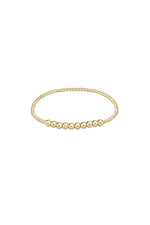 enewton Classic Gold Beaded Bliss 2mm Bead Bracelet 4mm Gold