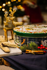 Farmhouse Biscuits Woodland Animals Round Tin