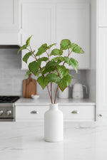 Faux Begonia Leaf Spray 28" Green