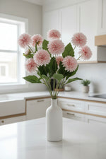 Faux Dahlia Spray 20" Two Tone Pink