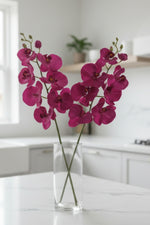 Faux Phalaenopsis Spray 30" Orchid