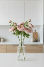 Faux Real Touch Ranunculus Spray 21" Pink
