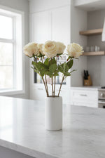 Faux Rose Dutchess Bud Stem 21.5" Beige