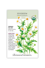 Botanical Interests Feverfew Organic Seeds