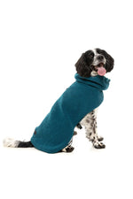 FuzzYard Cosy Snood Coat Size 4 Blue Lagoon