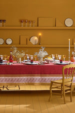 Garnier-Thiebaut Alexandria Tablecloth 69"x120" Rubis