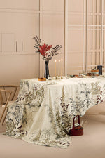 Garnier-Thiebaut Bambous Tablecloth 61"x89" Parchemin