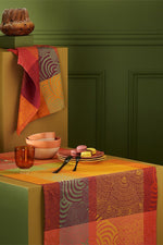 Garnier-Thiebaut Mille Rainures Runner 22"x61" Flamboyant