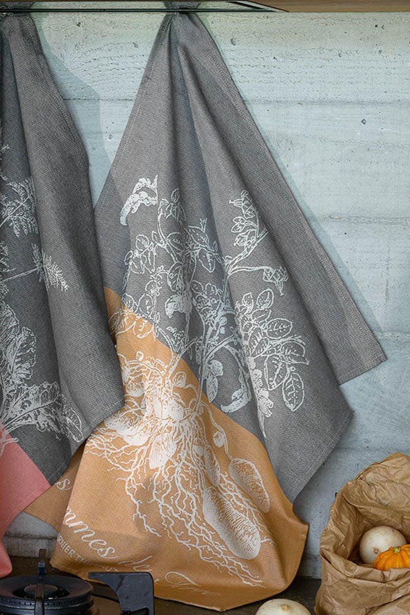 ANNIE BLAUWPOT TENCATE（アン　ブラウポット　テン　カーテ） Garnier-Thiebaut Pommes De Terre Ocre Kitchen Towel – Chalet