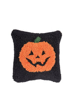 Mini Pumpkin Hooked Pillow
