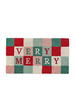 Very Merry PVC Coir Mat 17"x 30"