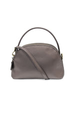 Larissa Double Zip Dome Crossbody Metallic Bronze
