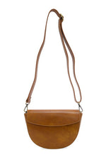 Linda Crescent Crossbody Dark Amber