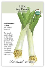 Botanical Interests King Richard Leek Organic Seeds