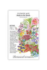Botanical Interests Made in the Shade Flower Mix Seeds