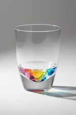 Merritt Diamond Acrylic Tumbler Glass 16 oz Rainbow