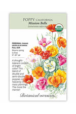 Botanical Interests Mission Blend California Poppy Organic Seeds