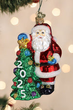 2025 Santa with Tree Ornament