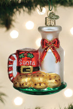 Santa's Milk & Cookies Ornament