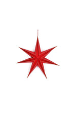 Paper Christmas Star 12" Red