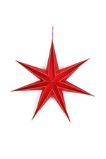 Paper Christmas Star 16" Red