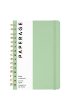 Paperage Spiral Lined Notebook Sage