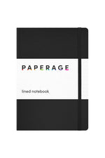 Paperage Casebound Lined Journal Black