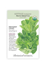 Botanical Interests Parris Island Cos Romaine Lettuce Organic Seeds