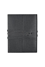 Black Leather Wrap Journal