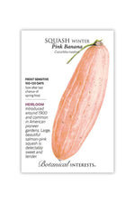 Botanical Interests Pink Banana Winter Squash Seeds