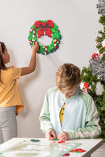 Plus-Plus Wreath Puzzle By Number 500 pieces