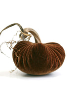 Plush Pumpkin Velvet Pumpkin 8" Acorn