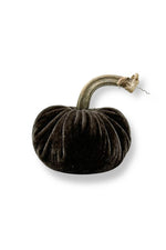 Plush Pumpkin Velvet Pumpkin 6" Coal
