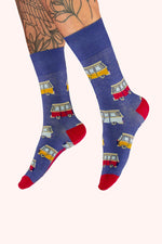 Powder Design Men's Socks Vintage Van Denim
