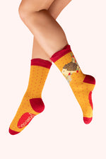 Powder Design Ankle Socks Nesting Hedgehog
