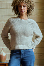 Women's Cades Cove Sweater Large Oatmeal