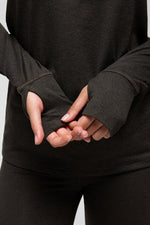 Women's Ice Flow Long Sleeve Sweater Extra Small Nori Heather