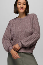 Women's Emberbrook Sweater Small Vino Heather