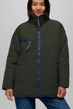 Women's Encinitas Field Coat Medium Nori