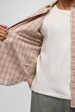 Men's Los Feliz Flannel Shirt Small Almond