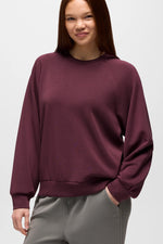 Women's Shea Crewneck Sweater Small Deep Vino