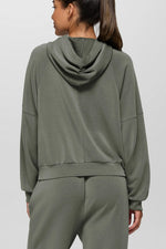 Woman's Shea Full Zip Hoodie Extra Large Thyme