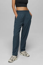 Women's Wonderland Rocks Pants Small Grey Blue