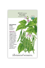 Botanical Interests Provider Bush Bean Organic Seeds
