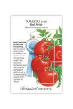 Botanical Interests Red Pride Bush Tomato Seeds