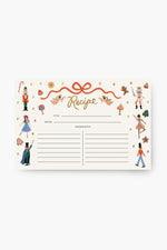 Rifle Paper Co. Nutcracker Sweets Recipe Cards 12 Pack