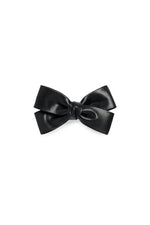 Shiraleah Faux Leather Bow Clip Black